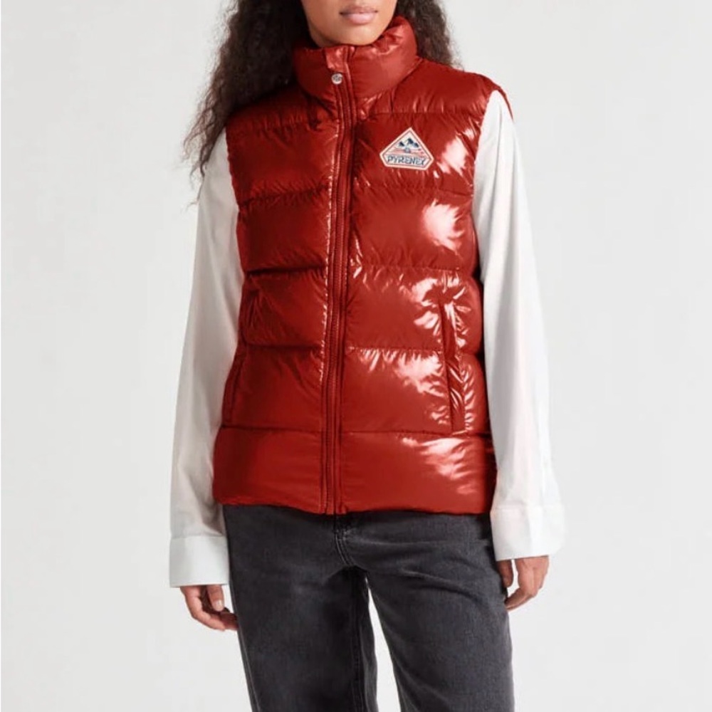 UNISEX Pyrenex Red Puffer Vest Large